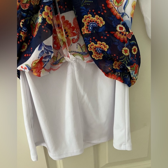 Girls IZ Beyer floral bohemian style dress, size 8 - Picture 8 of 8